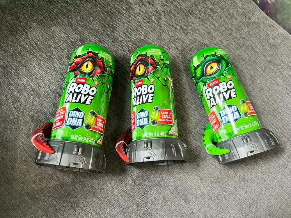 Zuru Robo Alive Dino DNA Fossil Egg Surprise 3-Pack Set